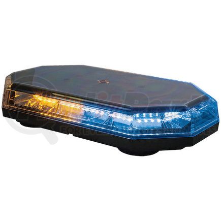 8891068 by BUYERS PRODUCTS - Light Bar - 15 inches, Octagonal, LED, Amber/Blue