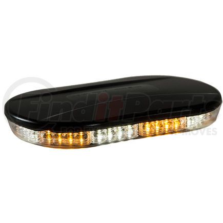 8891082 by BUYERS PRODUCTS - Light Bar - Amber/Clear, Class 1 Low Profile, Oval