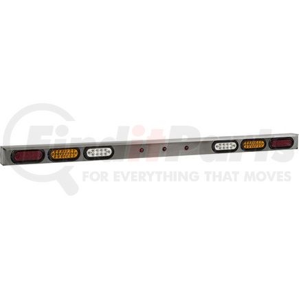 8891177 by BUYERS PRODUCTS - Light Bar - 77 inches, Oval, LED, with Reverse Lights