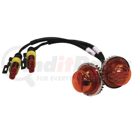 8891216 by BUYERS PRODUCTS - 15 Foot Amber Bolt-On Hidden Strobe Kits with In-Line Flashers with 6 LED