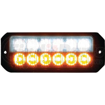 8891702 by BUYERS PRODUCTS - Strobe Light - Clear/Amber Dual Row 5inches LED