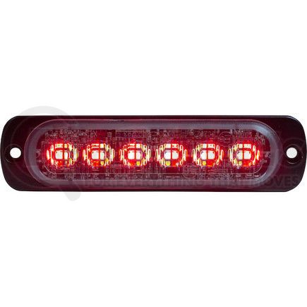 8892107 by BUYERS PRODUCTS - Strobe Light - 4.5inches Wide , Red/Clear,Dual Color Thin, LED