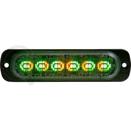 8892109 by BUYERS PRODUCTS - Strobe Light - 4.5 inches Wide, Amber/Green, Dual Color, Thin, LED