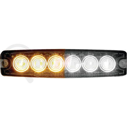 8892202 by BUYERS PRODUCTS - Strobe Light - 5 inches Amber/Clear, LED, Ultra Thin