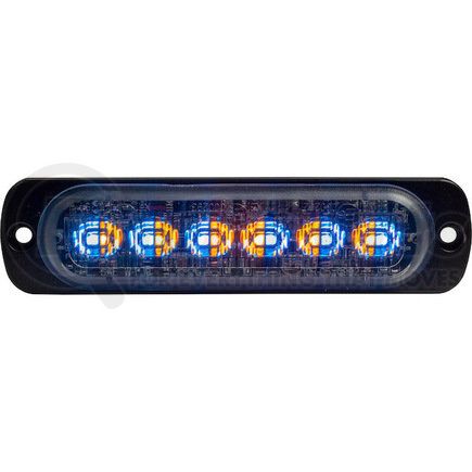 8892108 by BUYERS PRODUCTS - Strobe Light - 4.5 inches Wide, Amber/Blue, Dual Color, Thin, LED