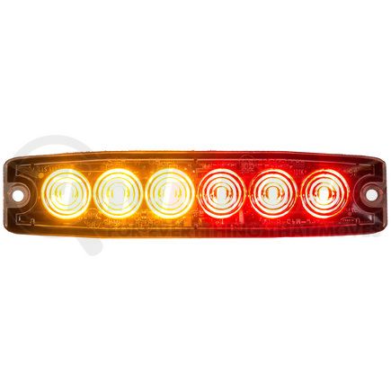 8892206 by BUYERS PRODUCTS - Strobe Light - 5 inches Amber/Red, LED, Ultra Thin