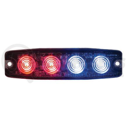 8892245 by BUYERS PRODUCTS - Strobe Light - 4.5 inches Red/Blue, LED, Ultra Thin