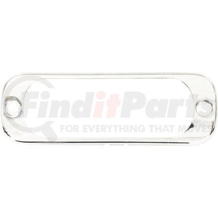8892321 by BUYERS PRODUCTS - Strobe Light Bezel - White Bezel, for 3.375 in. Thin Mount Horizontal