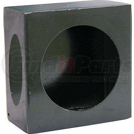 lb663sl by BUYERS PRODUCTS - Single Round Light Box Black Powder Coated Steel with Side Light