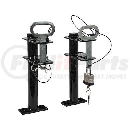 lt16 by BUYERS PRODUCTS - 1 Position Channel-Style Lockable Trimmer Rack for Open Landscape Trailers