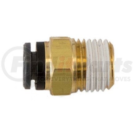 nc00m375p375 by BUYERS PRODUCTS - Brass/Poly DOT Push-in Male Connector 3/8in. Tube O.D. x 3/8in. Pipe Thread
