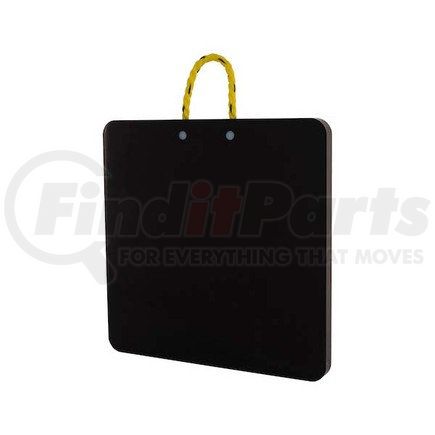 op242415 by BUYERS PRODUCTS - Outrigger Pad - 24 x 24 x 1-1/2 in. Thick, High Density, Smooth, Black, Poly