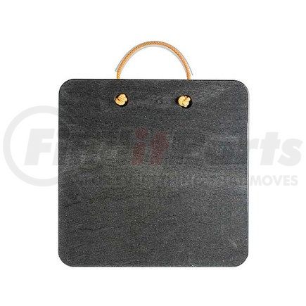 op242410 by BUYERS PRODUCTS - Outrigger Pad - 24 x 24 x 1 in. Thick, Smooth, Black, UHMW Poly