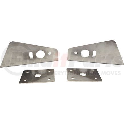 plb12ss by BUYERS PRODUCTS - Extended Stainless Steel Truck Hood Light Brackets For Use With Dual Stud Plow Lights