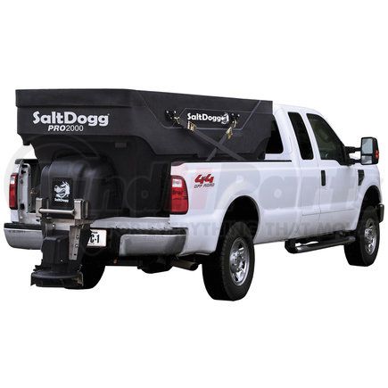 PRO2000 by BUYERS PRODUCTS - Vehicle-Mounted Salt Spreader - Electric, Poly, 2 cu. yds., Adjustable