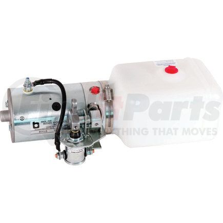 pu311 by BUYERS PRODUCTS - 3-Way DC Power Unit-Metered Release Valve Horizontal 0.86 Gallon Poly Reservoir
