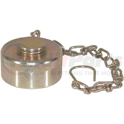 qddc121 by BUYERS PRODUCTS - Hydraulic Coupling / Adapter - Steel Dust Cap, with Chain for 3/4 inches NPTF