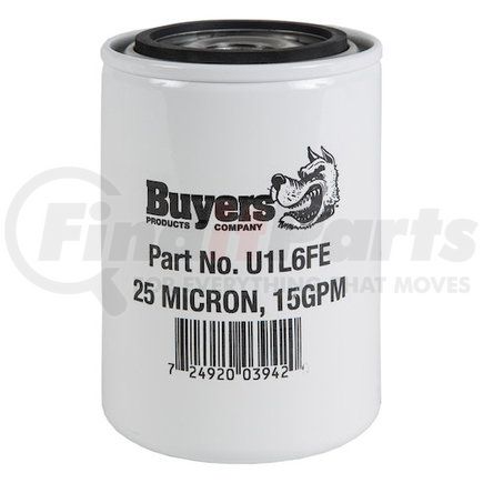 u1l6fe by BUYERS PRODUCTS - Hydraulic Filter - U1L6Fe 25 Micron