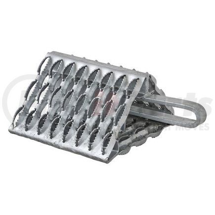 wc091060 by BUYERS PRODUCTS - Wheel Chock - Galvanized Serrated with Handle 9 x 10 x 6 Inch