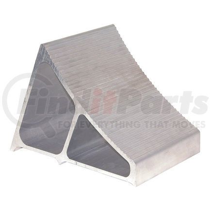 wc7118a by BUYERS PRODUCTS - Wheel Chock - Large Extruded, Aluminum, 7 x 10.75 x 7.8 in.