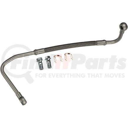 TL123 by GATES - Turbocharger Oil Return Line - Turbocharger Oil Supply and Drain Line