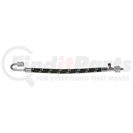 810-0057 by STEMCO - Tire Inflation Hose - 19.5", Straight & 180° End, 17.5" Tires & Larger Diameter