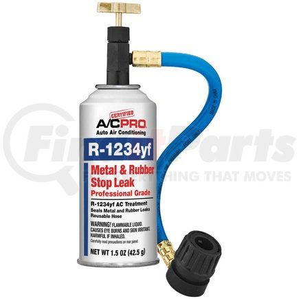 CERTYF325-6 by INTERDYNAMICS - Certified A/C Pro® Rubber Stop Leak - Professional Grade, R-1234YF AC Treatment