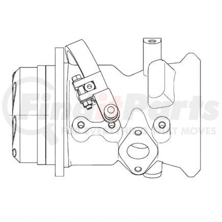 DDE EA4571400471 by DETROIT DIESEL - Turbocharger - with Wastegate, with Brake, 12L, MBE4000 Engine, EPA00