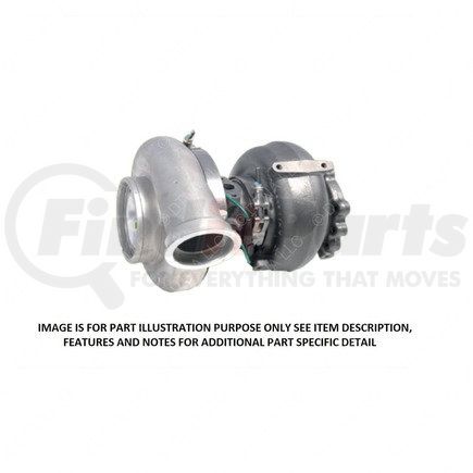 DDE EA4720902880 by DETROIT DIESEL - Turbocharger - DD15 GHG17/EPA10