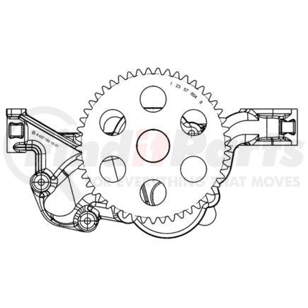 DDE RA4571801601 by DETROIT DIESEL - Engine Oil Pump - OM457 Engine