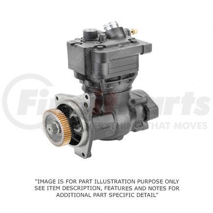 DDE RA4721300815 by DETROIT DIESEL - Air Brake Compressor - 1 Cylinder, EPA10