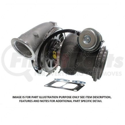 R23528047 by DETROIT DIESEL - Turbocharger - 1.01 A/R, Horizontal Medium and High S60 11L