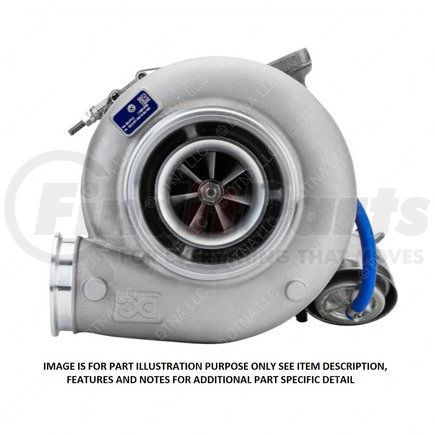 RA4710967999 by DETROIT DIESEL - Turbocharger - Remanufactured, 12L, DD13, EPA10, WG, Coach, B3G