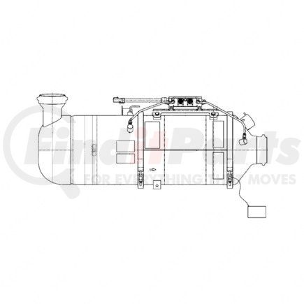 RA6804901314 by DETROIT DIESEL - Diesel Oxidation Catalyst (DOC) Module