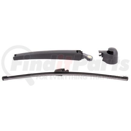 V105082 by VAICO - Back Glass Wiper Arm and Blade Assembly