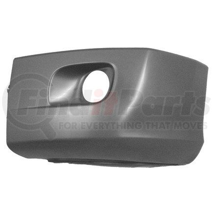 TRAG001D by TORQUE PARTS - Bumper Corner - Left Side, with Fog Lamp Hole for 2013+ Peterbilt 579 Trucks