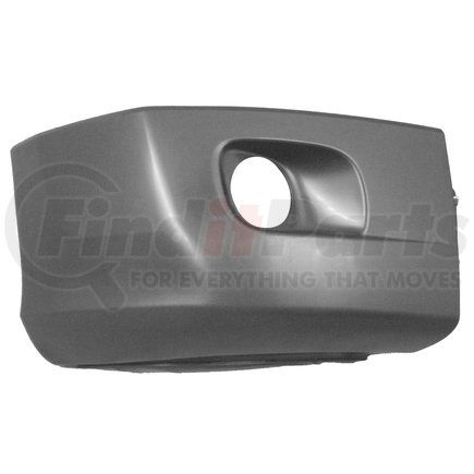 TRAG001P by TORQUE PARTS - Bumper Corner - Right Side with Fog Lamp Hole for 2013+ Peterbilt 579 Trucks