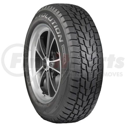 166130006 by COOPER TIRES - Evolution Winter Tire - 225/45R17, 94T, 25.08 in. OTD, Black Side Wall (BSW)