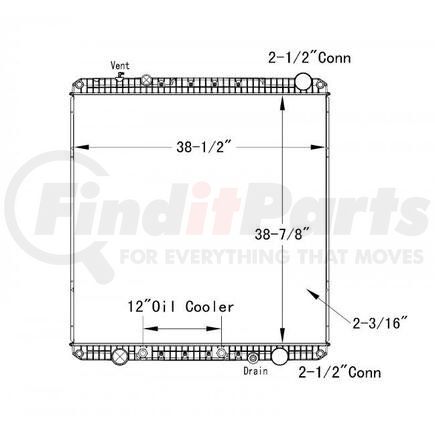 HDC010106PA by FREIGHTLINER - Radiator