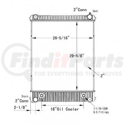 HDC010119PA by FREIGHTLINER - Radiator