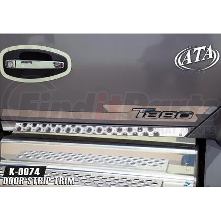 K-0074 by ARANDA - T880 Door Strip Trim Kenworth T880 2016 & Newer