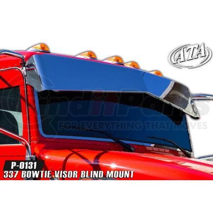 P-0131 by ARANDA - 337 Bowtie Visor Blind Mount Peterbilt 337 2008 & Newer