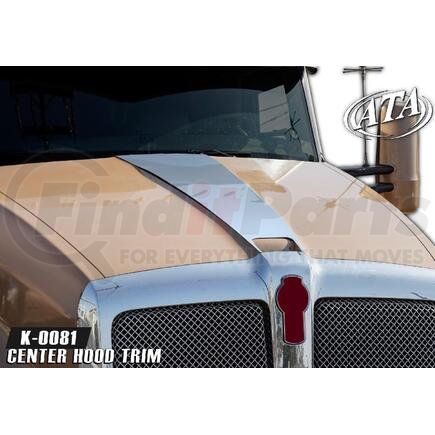 K-0081 by ARANDA - Center Hood Trim Kenworth T880 2020