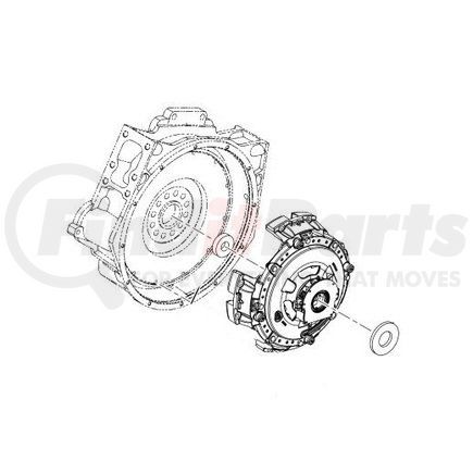 C1076845 by NAVISTAR - INTERNATIONAL CLUTCH