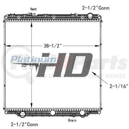 HDC011230P by FREIGHTLINER - Radiator