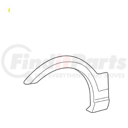 2C6Z16038AAA by FORD - MOLDING RIGHT SIDE