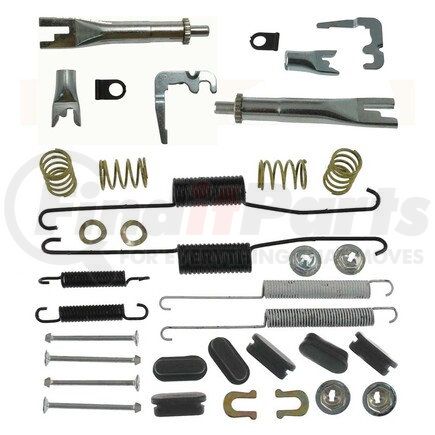 H2344 by CARLSON - Drum Brake Hardware Kit, Rear, for 09-13 Chevrolet Silverado 1500/09-15 GMC Sierra 1500