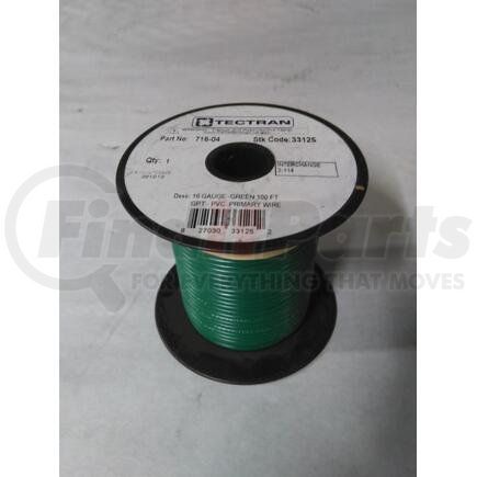 TEC716-04 by NAVISTAR - Wire-Gpt 16Ga.100Ft -Green