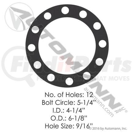 180.10604 by AUTOMANN - DRIVE FLANGE GASKET