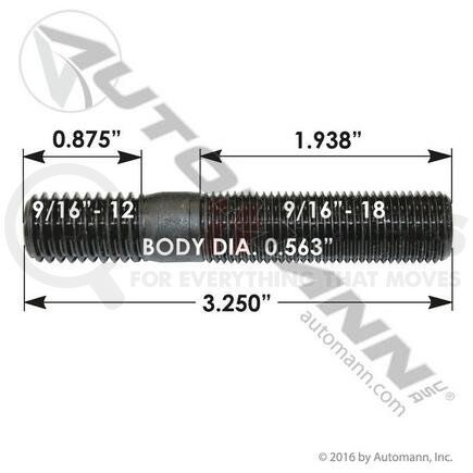 207.1011 by AUTOMANN - DOUBLE ENDED STUD